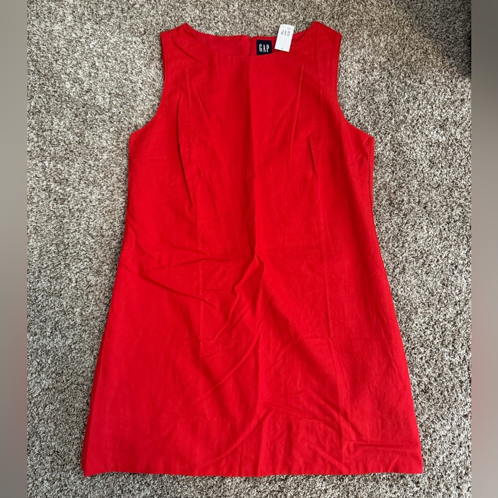 GAP linen blend shift dress new with tags